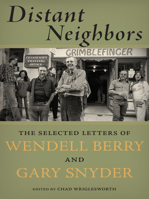 Title details for Distant Neighbors by Gary Snyder - Available